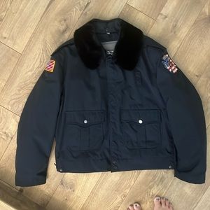 Fireman jacket bomber style with zip out liner